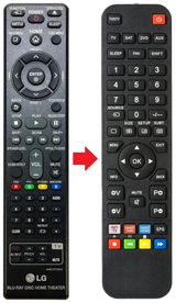 Afstandsbediening geschikt voor LG BH6220C productfoto