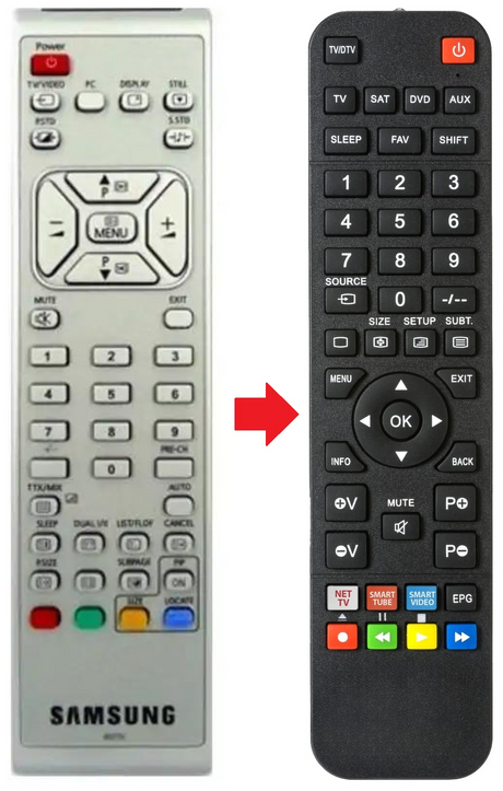 BN59-00225C SAMSUNG afstandsbediening - productfoto