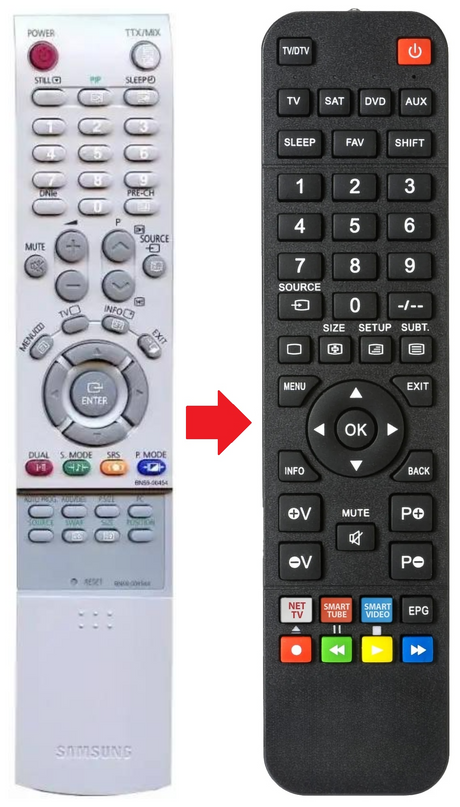 BN59-00454A SAMSUNG afstandsbediening - productfoto