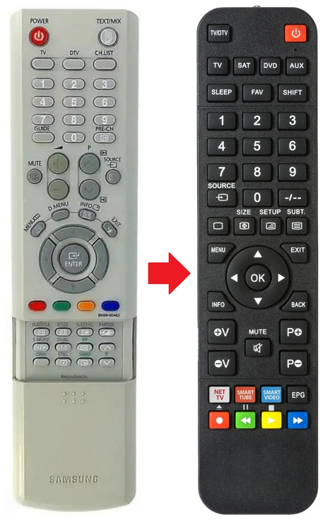BN59-00463A SAMSUNG afstandsbediening - productfoto