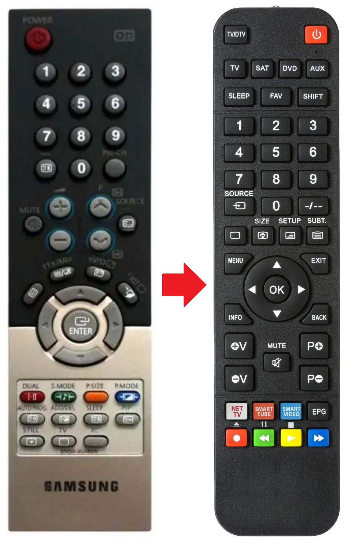 BN59-00488A SAMSUNG afstandsbediening - productfoto