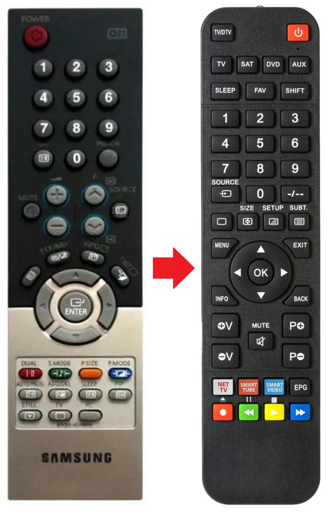 BN59-00488A SAMSUNG afstandsbediening - productfoto