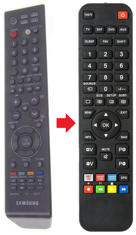 BN59-00530A SAMSUNG afstandsbediening - productfoto