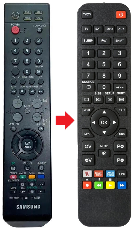 BN59-00539A SAMSUNG afstandsbediening - productfoto