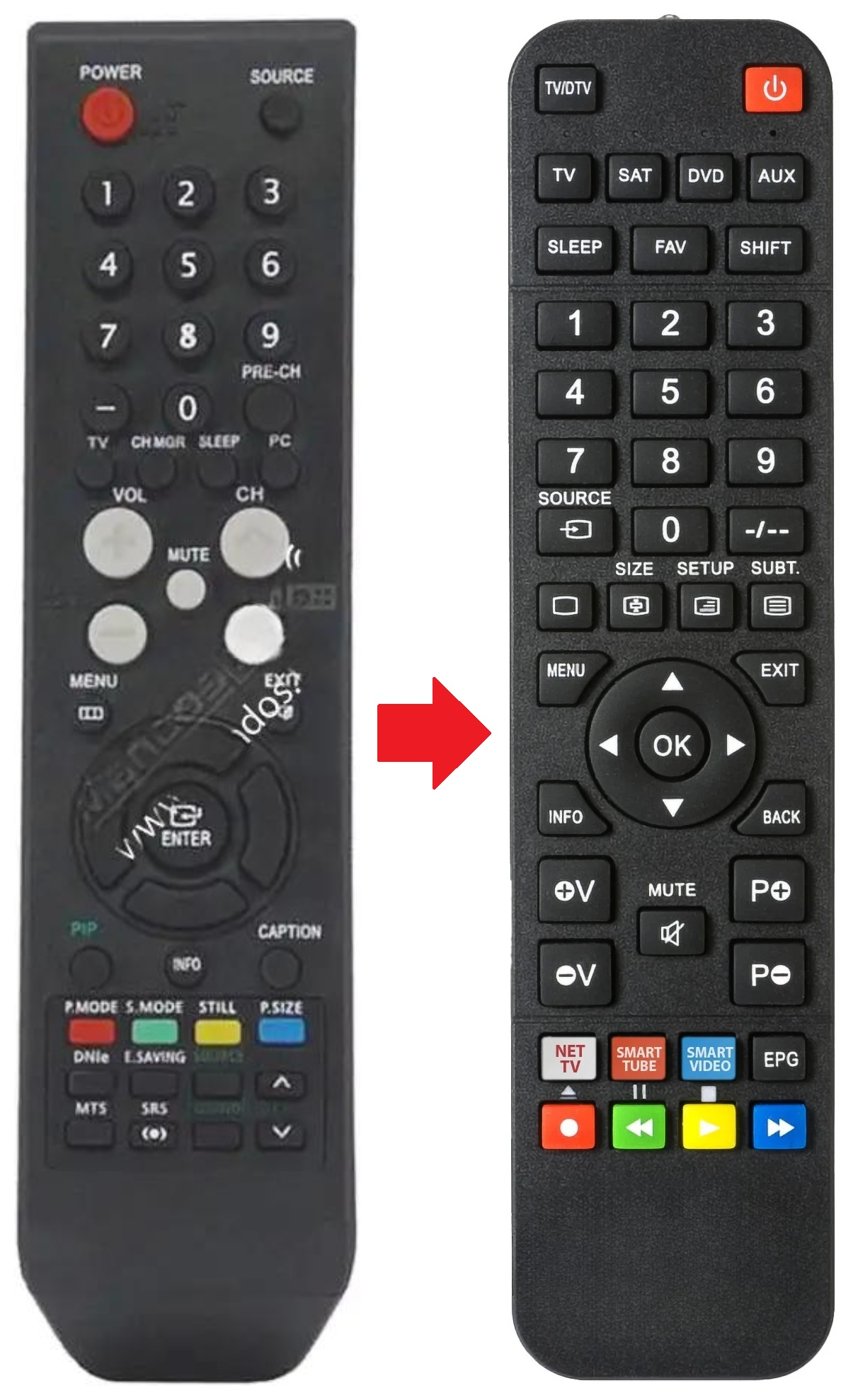 BN59-00556A SAMSUNG afstandsbediening - productfoto