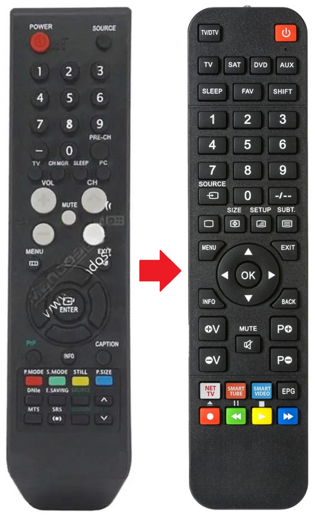 BN59-00556A SAMSUNG afstandsbediening - productfoto