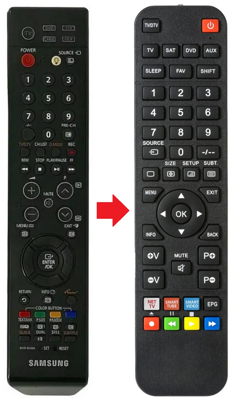 BN59-00603A SAMSUNG afstandsbediening - productfoto