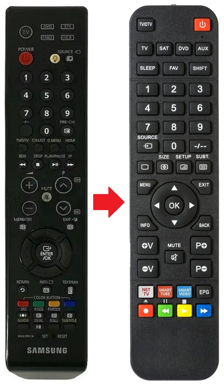 BN59-00611A SAMSUNG afstandsbediening - productfoto