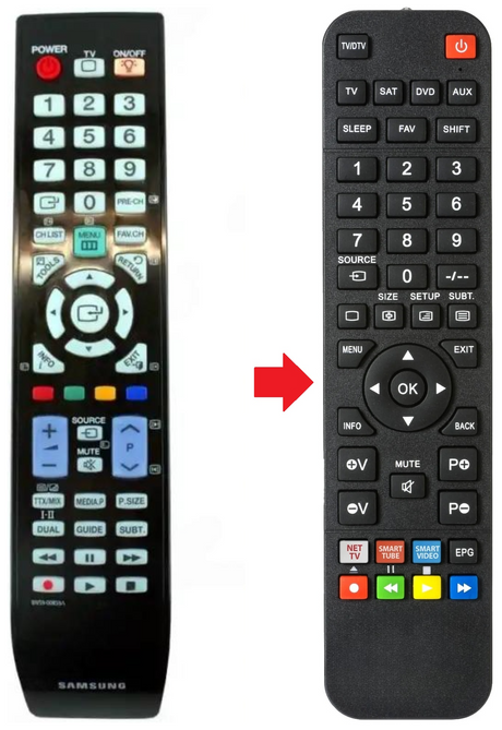 BN59-00859A SAMSUNG afstandsbediening - productfoto