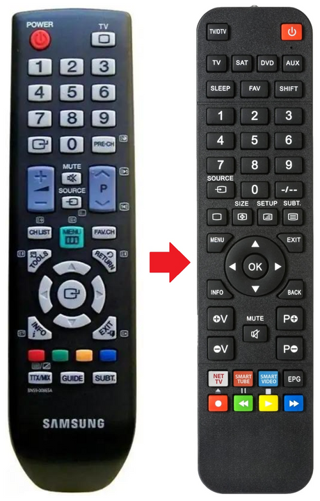 BN59-00865A SAMSUNG afstandsbediening - productfoto