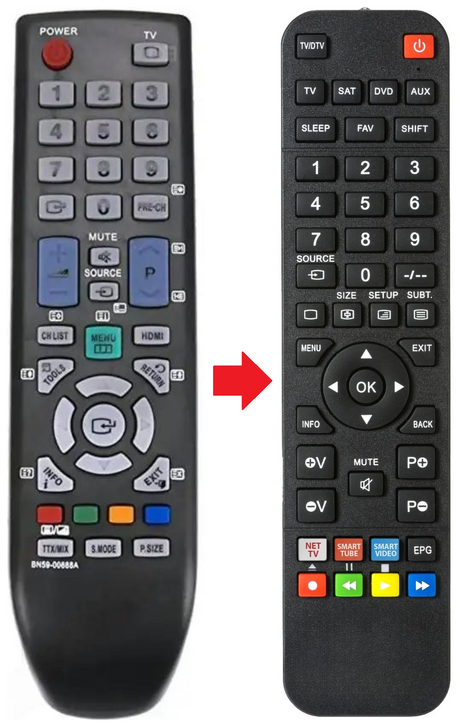 BN59-00888A SAMSUNG afstandsbediening - productfoto