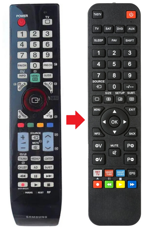 BN59-00935A SAMSUNG afstandsbediening - productfoto