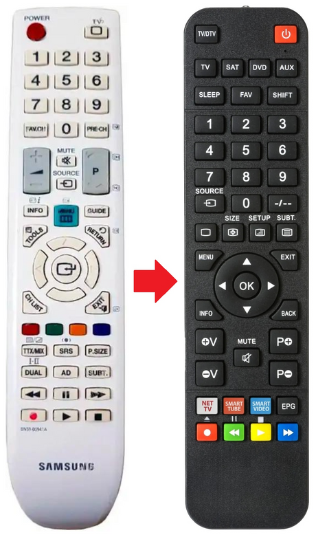 BN59-00941A SAMSUNG afstandsbediening - productfoto