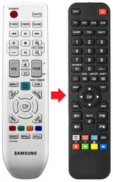 BN59-00962A SAMSUNG afstandsbediening - productfoto