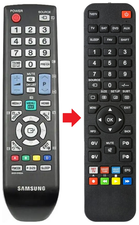 BN59-01003A SAMSUNG afstandsbediening - productfoto