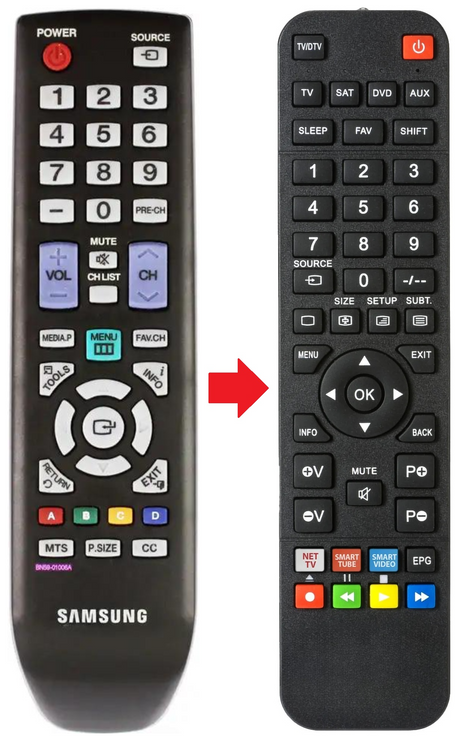BN59-01006A SAMSUNG afstandsbediening - productfoto