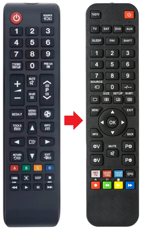 BN59-01175C SAMSUNG afstandsbediening - productfoto