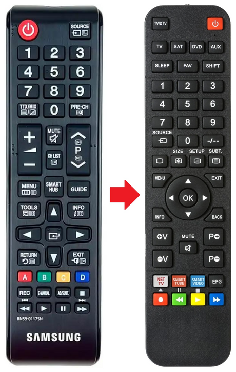 BN59-01175N SAMSUNG afstandsbediening - productfoto
