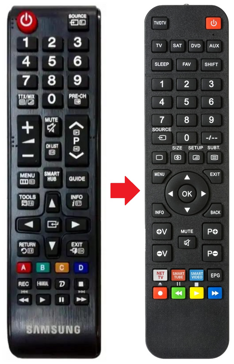 BN59-01175P SAMSUNG afstandsbediening - productfoto