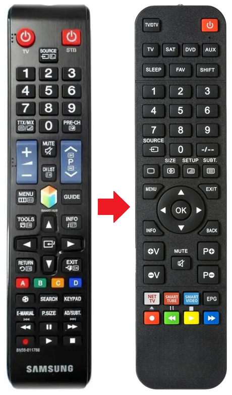 BN59-01178B SAMSUNG afstandsbediening - productfoto