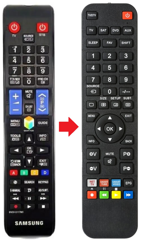 BN59-01178D SAMSUNG afstandsbediening - productfoto