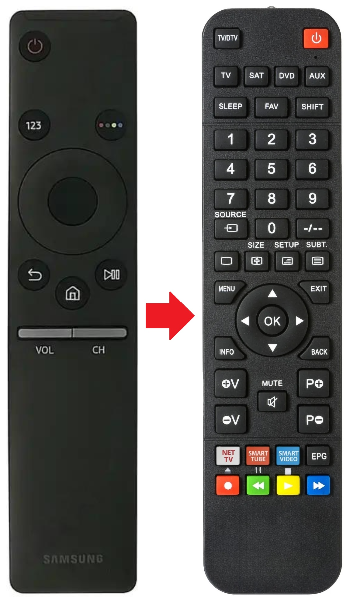 BN59-01259B SAMSUNG afstandsbediening - productfoto