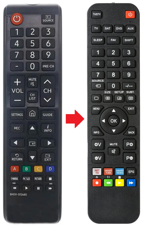 BN59-01268E SAMSUNG afstandsbediening - productfoto