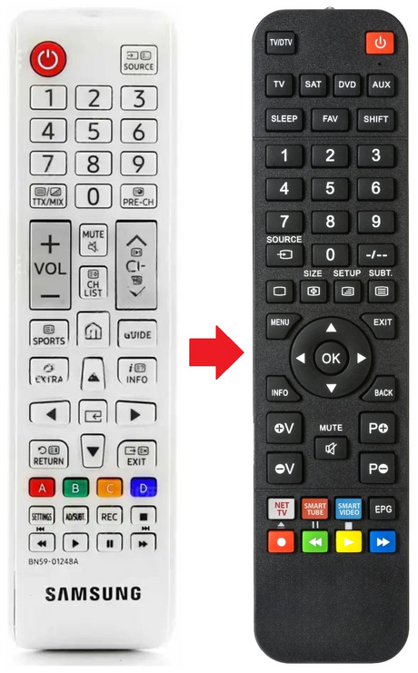 BN59-01268G SAMSUNG afstandsbediening - productfoto