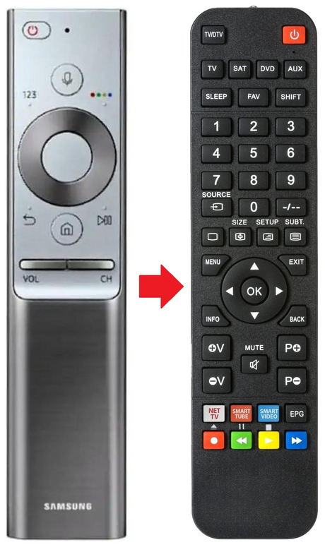 BN59-01270A SAMSUNG afstandsbediening - productfoto