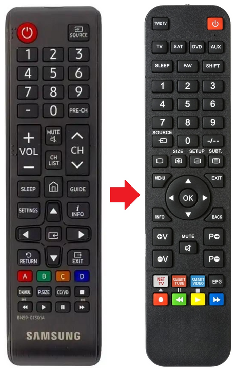 BN59-01301A SAMSUNG afstandsbediening - productfoto