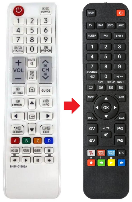 BN59-01305A SAMSUNG afstandsbediening - productfoto