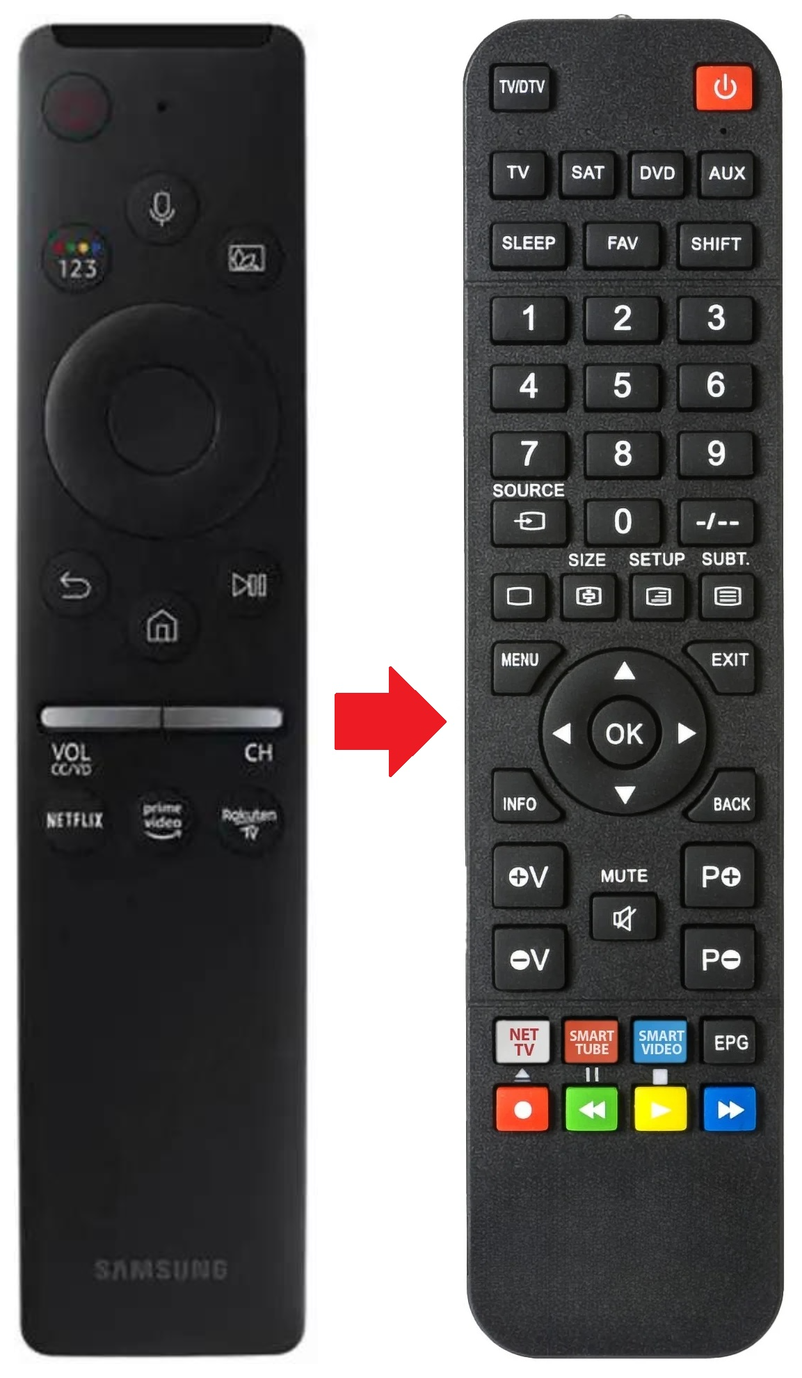 BN59-01312B SAMSUNG afstandsbediening - productfoto
