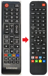 BN59-01323A SAMSUNG afstandsbediening - productfoto
