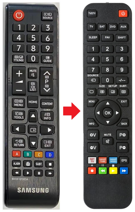 BN59-01323A SAMSUNG afstandsbediening - productfoto