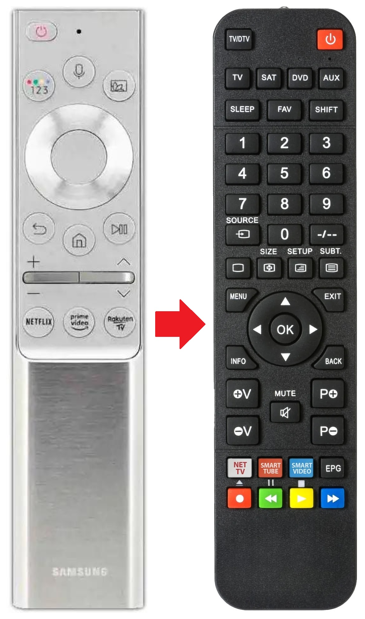 BN59-01327B SAMSUNG afstandsbediening - productfoto