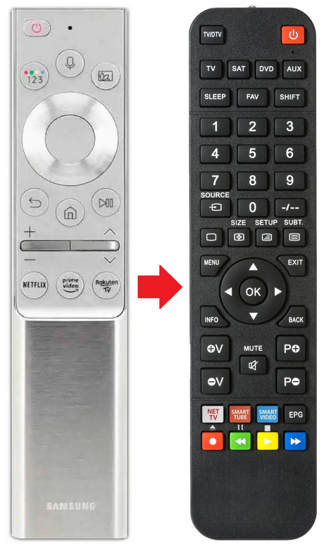 BN59-01327B SAMSUNG afstandsbediening - productfoto