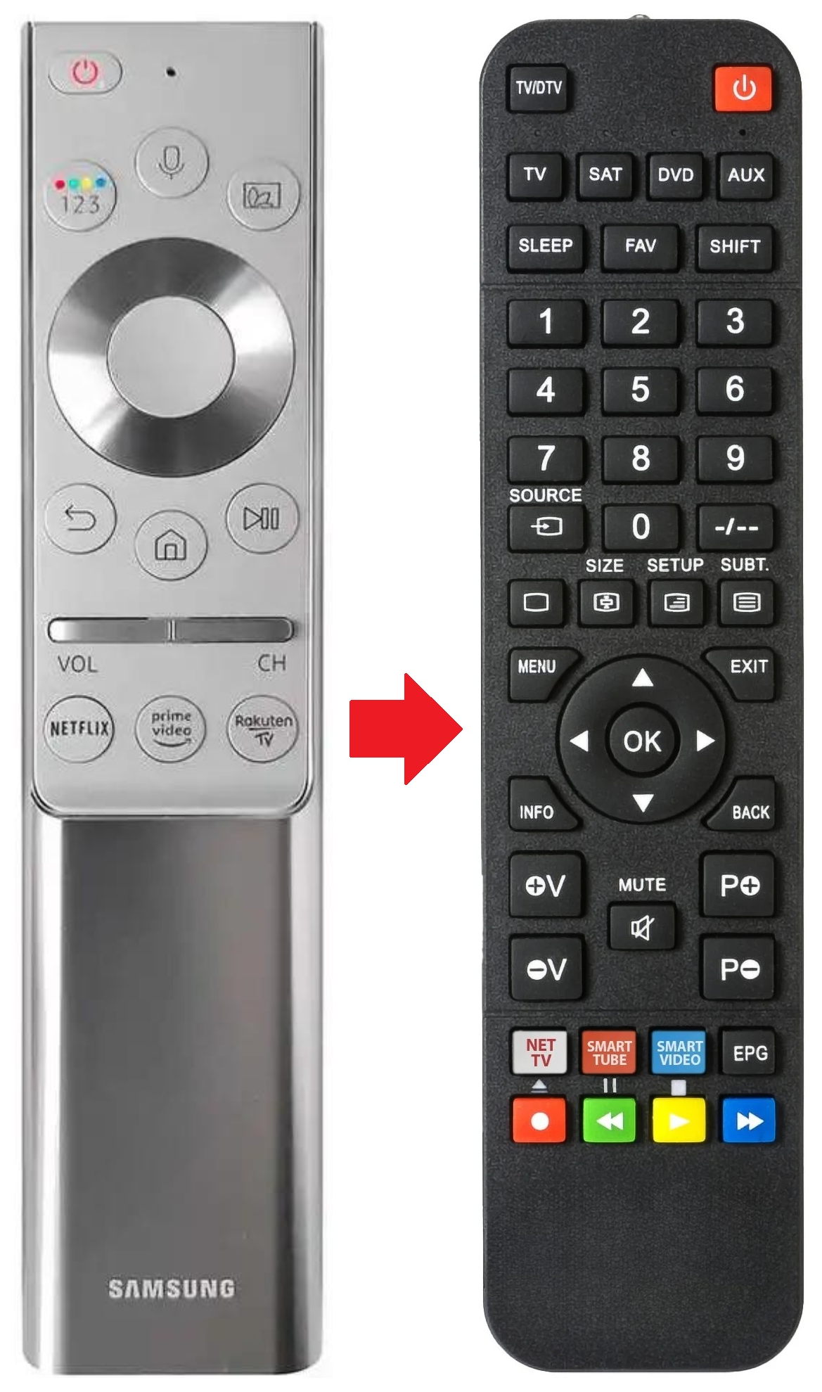 BN59-01328A SAMSUNG afstandsbediening - productfoto