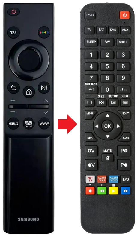 BN59-01358D SAMSUNG afstandsbediening - productfoto