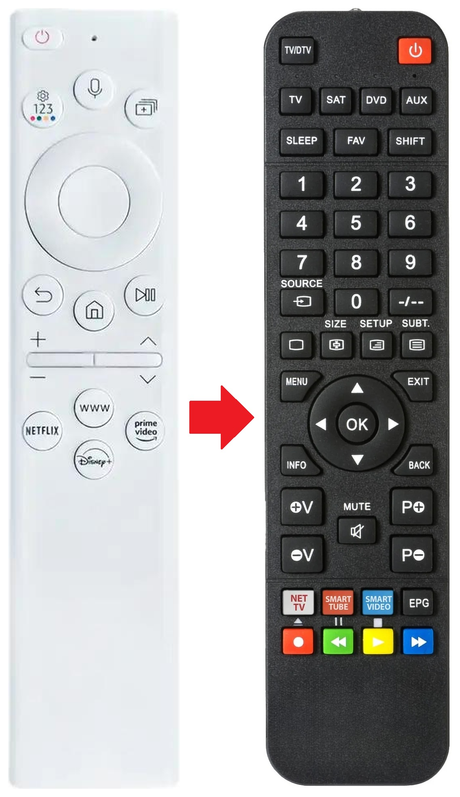 BN59-01391D SAMSUNG afstandsbediening - productfoto