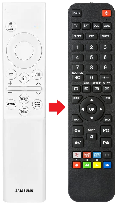 BN59-01393C SAMSUNG afstandsbediening - productfoto