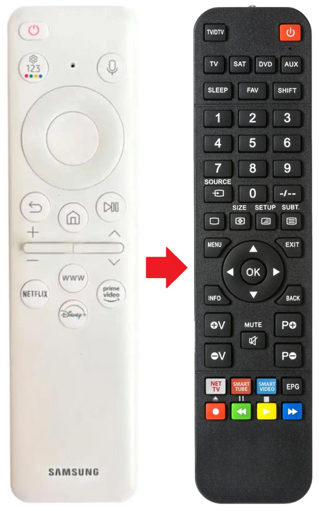 BN59-01439J SAMSUNG afstandsbediening - productfoto