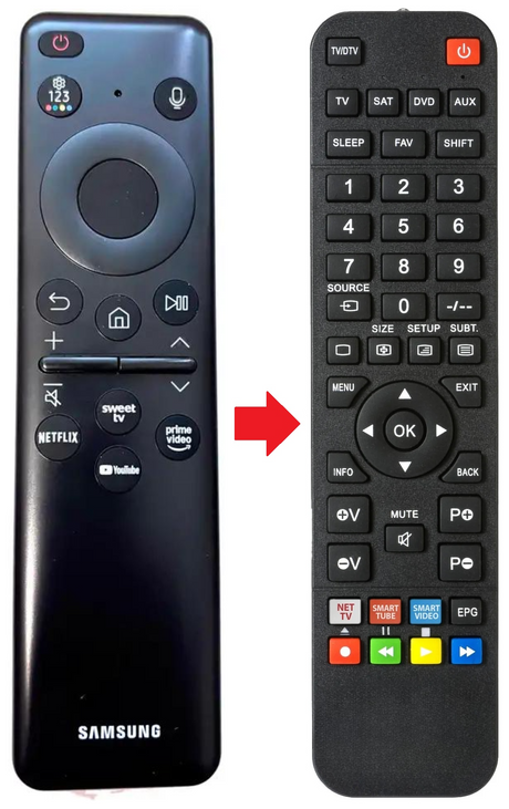 BN59-01455C SAMSUNG afstandsbediening - productfoto