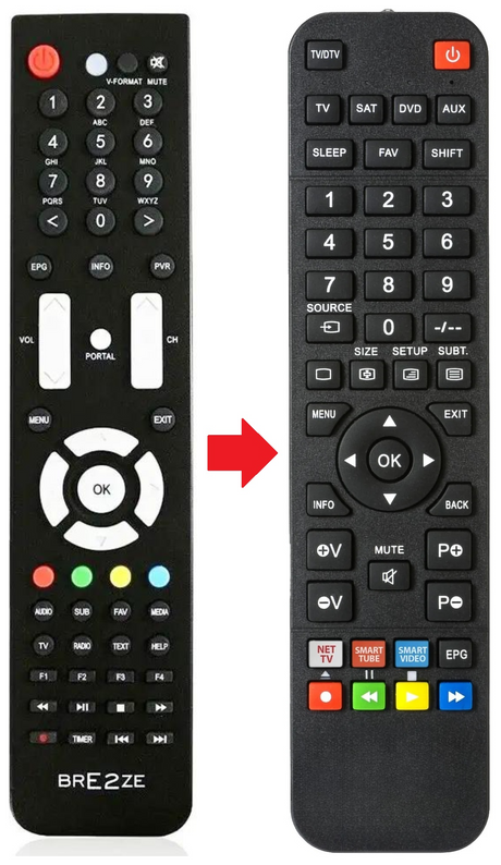 BRE2ZE WWIO afstandsbediening - productfoto