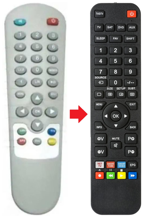 BTDT909 BRIGMTON afstandsbediening - productfoto