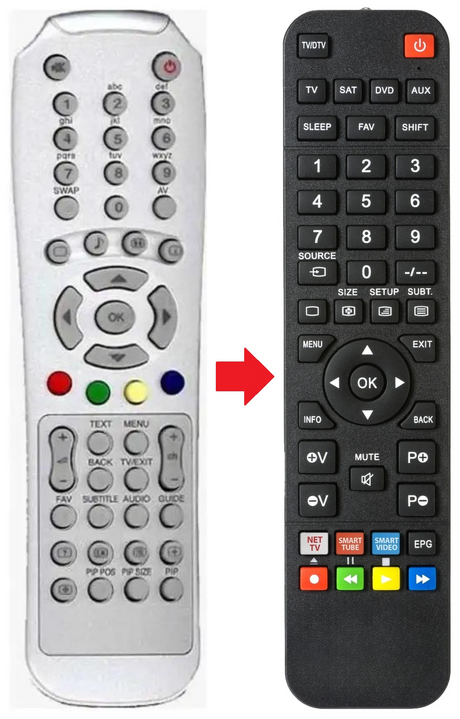 BTFT3211HD BEOND afstandsbediening - productfoto