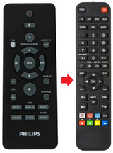 BTM PHILIPS afstandsbediening - productfoto