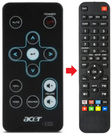C20 ACER afstandsbediening - productfoto
