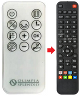 CALDO-UP-T OLIMPIA SPLENDID afstandsbediening - productfoto