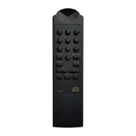 CD931 PHILIPS afstandsbediening