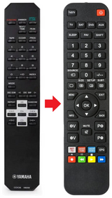 CDC-585 YAMAHA afstandsbediening - productfoto
